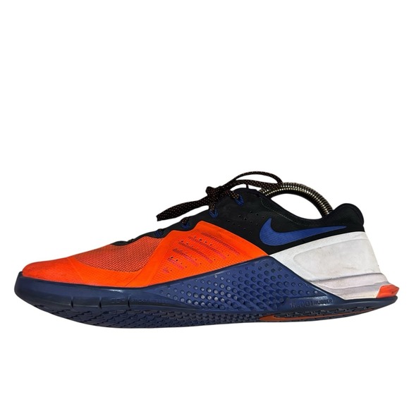 Nike Metcon‎ 2 Flywire Sport Cross Trainers Orange Blue Mens 11.5 819899–841 - Picture 5 of 11